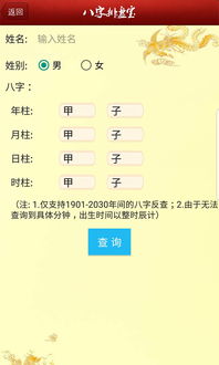 生辰八字日柱时柱查询