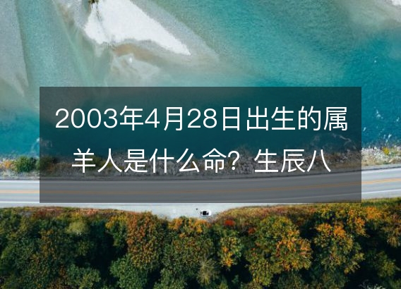 2003年4月28日出生的属羊人是什么命？生辰八字,五行,命运解析