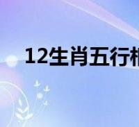 十二生肖五行属性全解析，相生相克一目了然